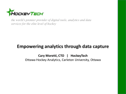 Empowering analytics through data capture