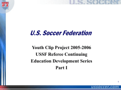 US Soccer Federation - Montana Soccer Referee Association