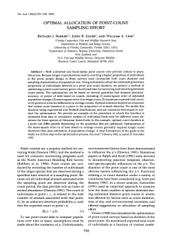 OPTIMAL ALLOCATION OF POINT