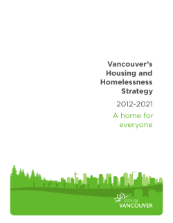 Housing and Homelessness Strategy