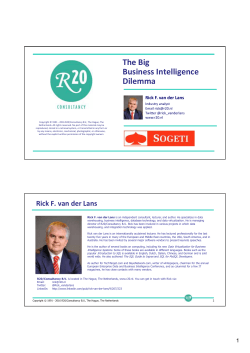 The Big Business Intelligence Dilemma