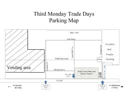 Parking Lot Map - Third Monday Trade Days