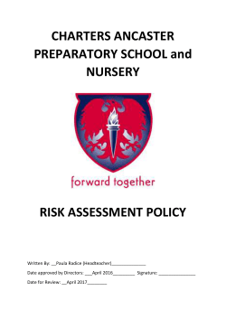 Risk Assessment Policy