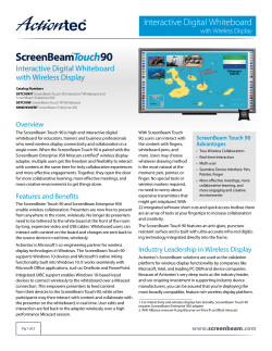 Interactive Digital Whiteboard
