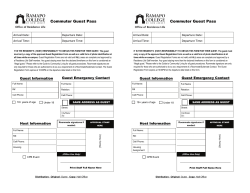 Commuter Guest Pass