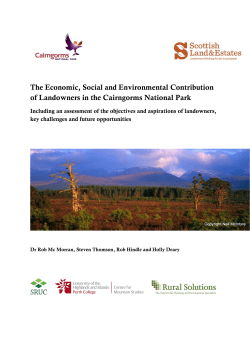 The Economic, Social and Environmental Contribution of