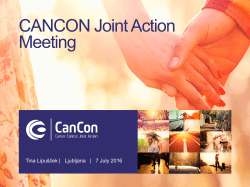 CANCON Joint Action Meeting
