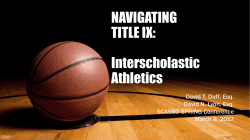Navigating Title IX `s Requirements
