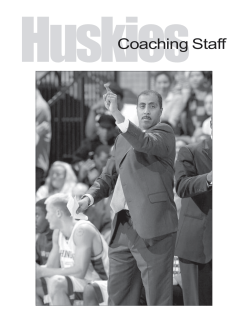 Coaching Staff - SIDEARM Sports