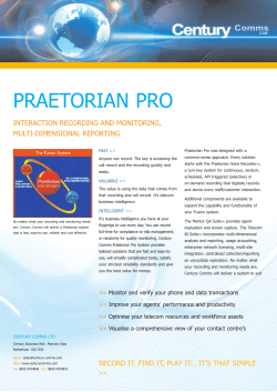 Praetorian Brochure