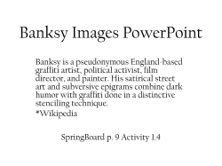 Banksy Images PowerPoint