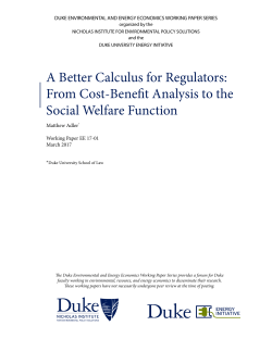 A Better Calculus for Regulators: From Cost