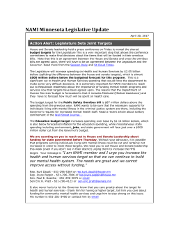 NAMI Minnesota Legislative Update
