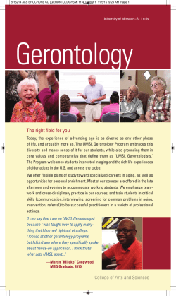 College of Arts and Sciences The right field for you