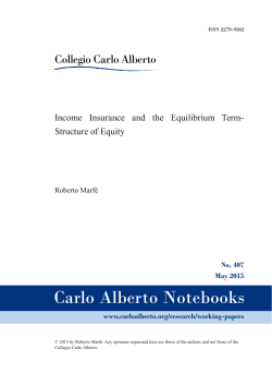 Income Insurance and the Equilibrium Term