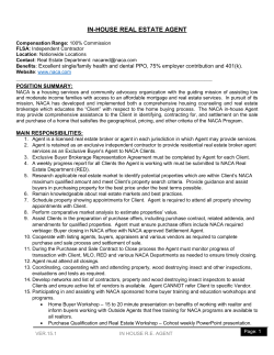 IN-HOUSE REAL ESTATE AGENT
