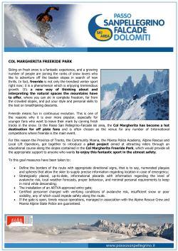 col margherita freeride park
