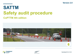 SATTM Safety audit procedure CoPTTM 4th edition Version 2.0