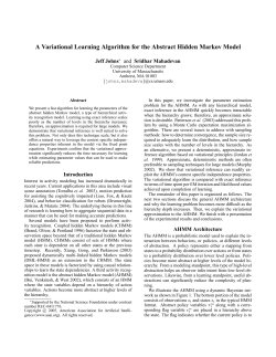 A Variational Learning Algorithm for the Abstract