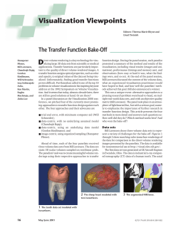 The transfer function bake-off - Computer