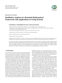 Qualitative Analysis of a Retarded Mathematical Framework with
