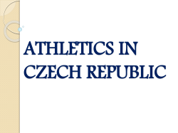 ATHLETICS IN CZECH REPUBLIC