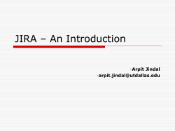 Introduction to JIRA