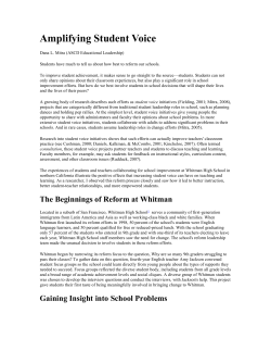 Amplifying Student Voice - Teaching Your Way Around the World