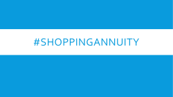 Shopping Annuity - Go Now Resource