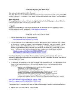 Clarification Regarding HUD Utility Model Alternate method to