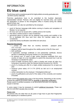 EU blue card