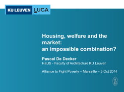 PowerPoint-presentatie - Alliances to fight poverty