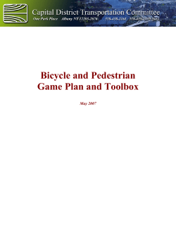 Bicycle and Pedestrian Game Plan and Toolbox