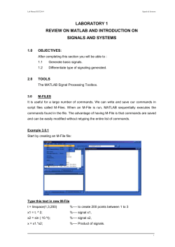 Lab 1 - UniMAP Portal