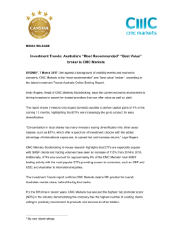 Investment Trends: Australia`s &ldquo;Most Recommended&rdquo; &ldquo;Best Value