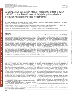 A Competitive Interaction Model Predicts the Effect of WAY