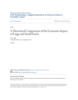 A Theoretical Comparison of the Economic Impact of Large and