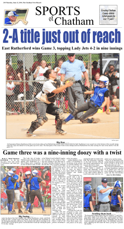 Game three was a nine-inning doozy with a twist