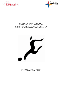 nl secondary schools girls football league 2016