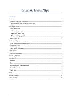 Internet Search Tips - Barrington Library