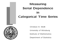 Measuring Serial Dependence in Categorical Time Series
