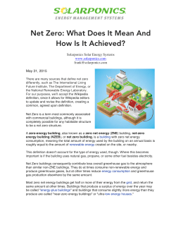 Net Zero - Solarponics
