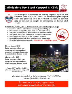 Boy Scouts Night 2017