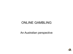ONLINE GAMBLING AND WHAT IT MEANS FOR RACING AND ITS