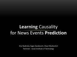 Learning Causality from Textual Data