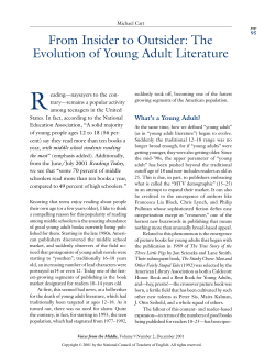 From Insider to Outsider: The Evolution of Young Adult
