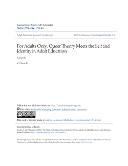 Queer Theory Meets the Self and Identity in