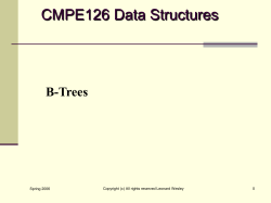 Nodes in a multiway tree