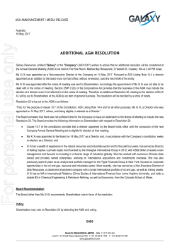 For personal use only