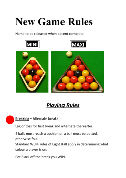 New Game Rules